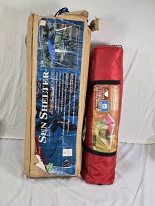 Sun Shelter, 2 Person Dome Tent and Accessories