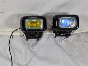 Auxiliary Fog Lights with Colored Lens and Mounts