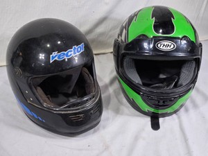 Vector and THH Motorcycle Helmets