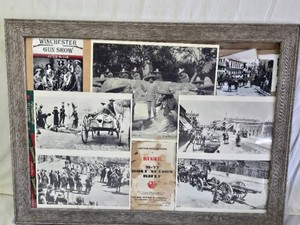 Collection of Vintage Mexican Revolution Photos and Winchester Gun Show Poster