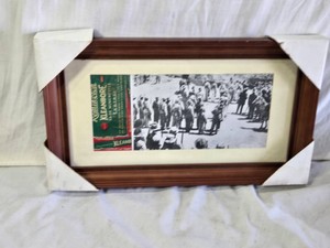 Kleenbore Rifle Cleaning Kit Box and Old Photo Framed