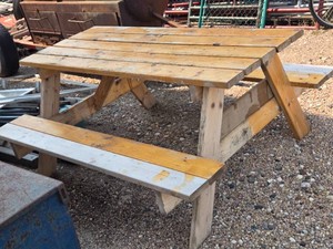 Wooden 6 Picnic Table