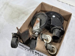 Assorted Miscellaneous Casters and Wheels Box