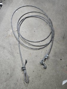 Cable with Hook and Loop Ends