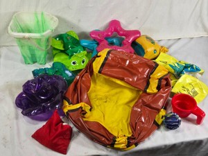 Assorted Inflatable Pool Toys and Play Accessories