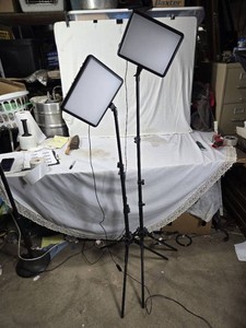 NiceVeedi NV-L12 LED Light Panels with Adjustable Stands