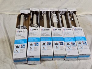Moen Home Care Grab Bars including SecureMount, 16 in - Lot of 6