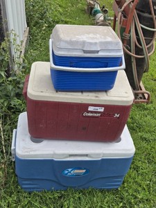 Coleman and Rubbermaid Coolers