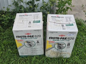 Dow Froth-Pak 620 Sealant Spray Foam Kit - Expired, Never Frozen