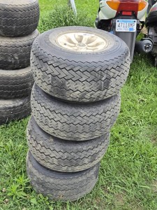 Yamaha Golf Cart 18x8.50-8 Tubeless Tires and Rims
