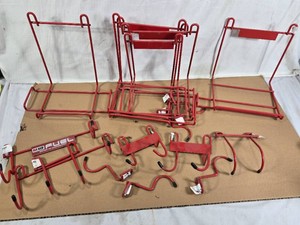 Milwaukee M18 Red Metal Tool Display Racks and Hooks
