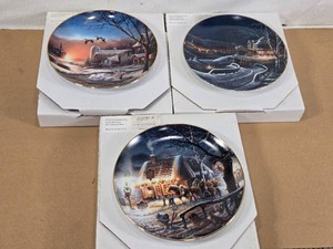 Terry Redlin Collector Plates Sharing Season II, Family Traditions, Sweet Memories