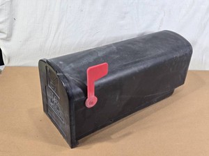 US Mailbox with Red Flag
