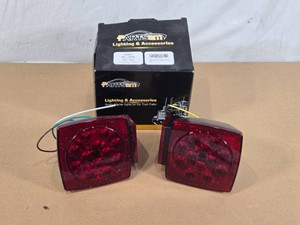 Partsam LED Trailer Brake Light Kit including Box and Wiring