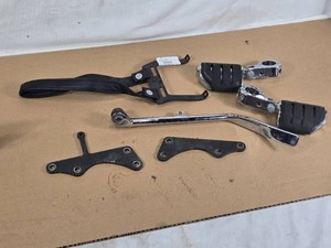 Indian Motorcycle Foot Pegs, Brackets, and Leather Strap
