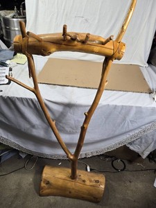 Handcrafted Wooden Clothes Stand