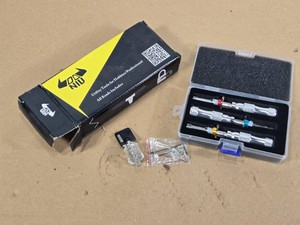 DA Niu Lock Pick Set Including Tools, Transparent Practice Lock and Accessories