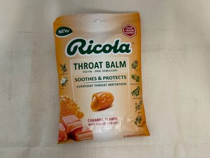 3x 34ct Ricola Throat Balm-Caramel