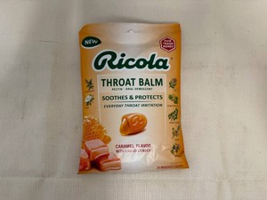 3x 34ct Ricola Throat Balm-Caramel