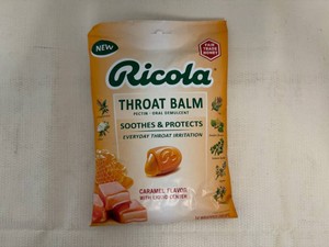 3x 34ct Ricola Throat Balm-Caramel