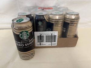 12x Starbucks Double Shot Zero Sugar-French Vanilla