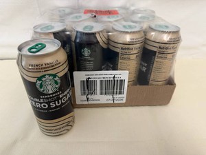 12x Starbucks Double Shot Zero Sugar-French Vanilla