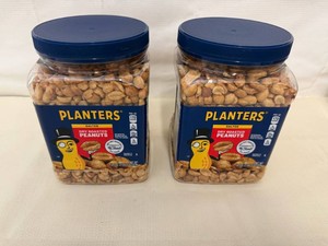 2x 2lbs Planters Dry Roasted Peanuts
