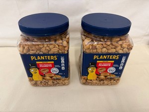 2x 2lbs Planters Dry Roasted Peanuts
