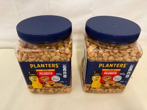 2x 2lbs Planters Dry Roasted Peanuts
