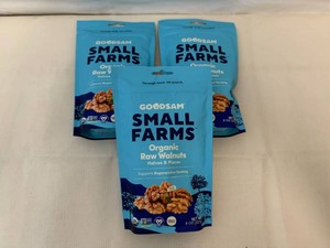 3x 8oz Organic Raw Walnuts
