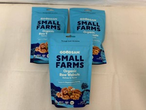 3x 8oz Organic Raw Walnuts