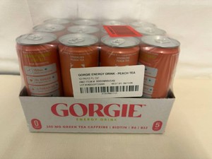 12x Gorgie Enery Drink-Peach Tea