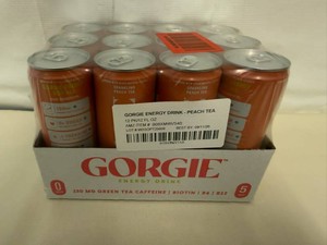 12x Gorgie Enery Drink-Peach Tea