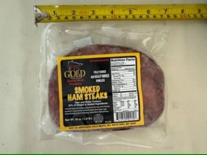 2x 1lb Smoked Ham Steaks(2per pgk)