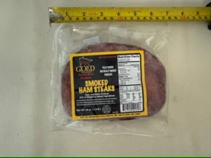 2x 1lb Smoked Ham Steaks(2per pgk)