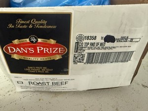 8.2lbs CO Top Round DF Med Roast Beef