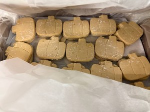 288 Appox. Ct Pumpkin Cut-out Cookie Dough