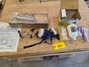 HVLP Sprayer , Air Sander, Respirat...