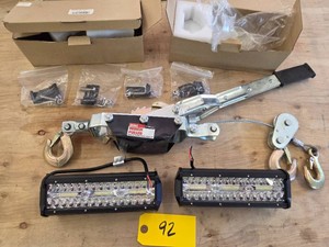 Come-A-Long & (2) LED Lights...