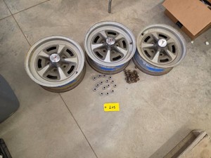 (3) Pontiac Rims, 15x6, 5 on 5...