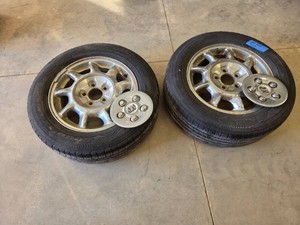 (2) Buick Chrome Wheels with Goodye...