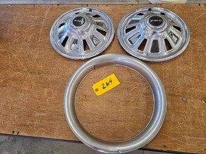 (2) Pontiac Hubcaps with (1) Beauty...