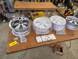 (4) Hurst Aftermarket Aluminum Rims...