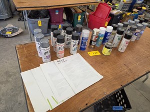 Assorted Paints & Ralleye II Paint ...