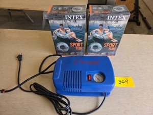 (2) New Sport Tubes & Air Compresso...