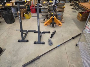 Weight Racks & Bar Bell (Bent)...