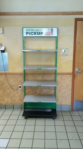 ONLINE ORDER  PICKUP SHELVING UNIT