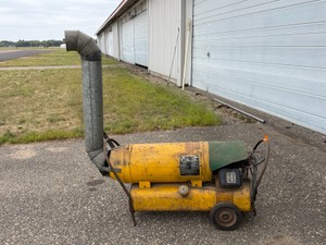 Master forced-air heater, B100.