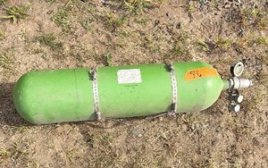 Vintage Collectible Cessna Aircraft Cylinder C166001-0701 and regulator assy 1720IC