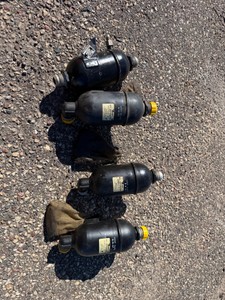 (4) Vintage Bendix Oil Separators